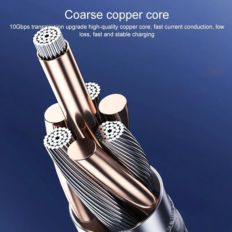 1.5M Usb-C To Usb-C Stereo Curved Data Cable For Steam Deck Gen2 - 100W