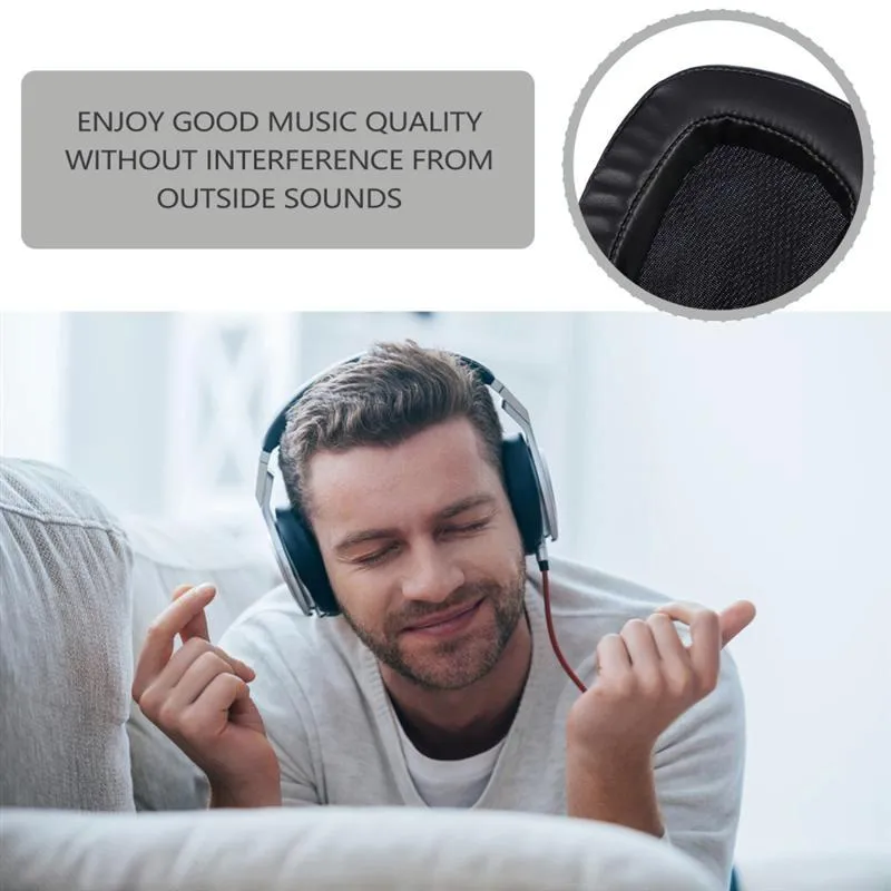 2-pack Black Gel Earpads for Logitech G633 / G933 Headsets