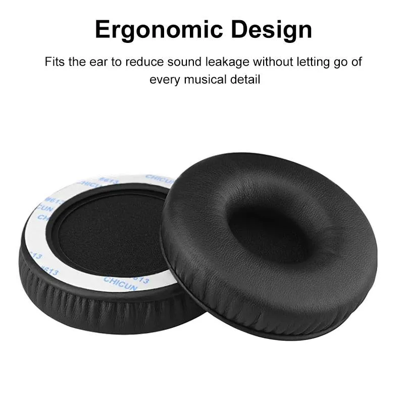 2-pack Replacement Earpads for Sony Mdr-xb Headphones - Black Mesh
