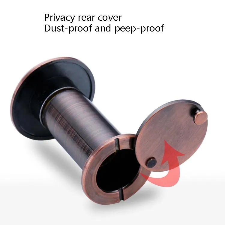 2-Pack Wide-Angle Security Door Viewer - 200 Degree Hd Glass Lens Anti-Tiny Gold