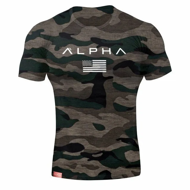 2019 Cotton Gym Training T-Shirt Men