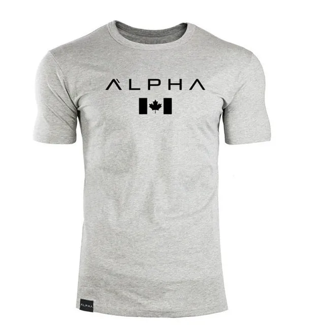 2019 Cotton Gym Training T-Shirt Men