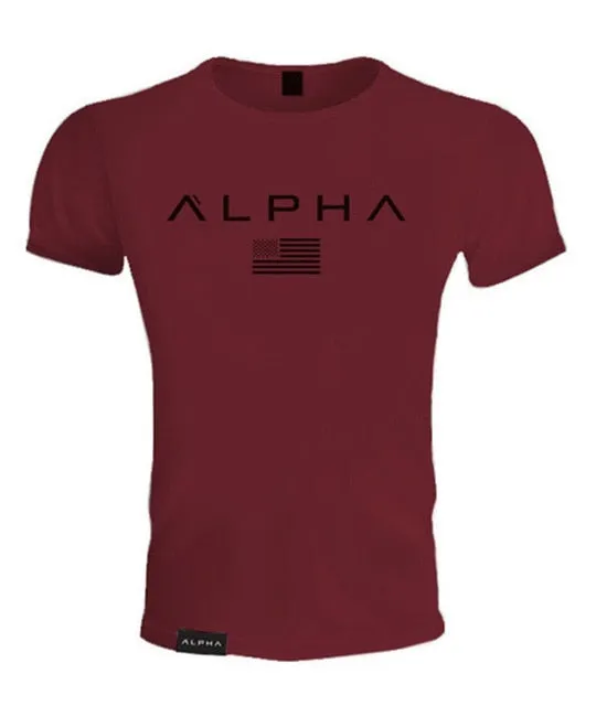 2019 Cotton Gym Training T-Shirt Men