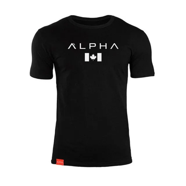 2019 Cotton Gym Training T-Shirt Men