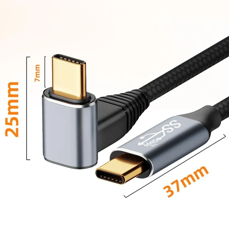 3M Usb-C To Usb-C Stereo Curved Data Cable For Steam Deck Gen2 - 100W