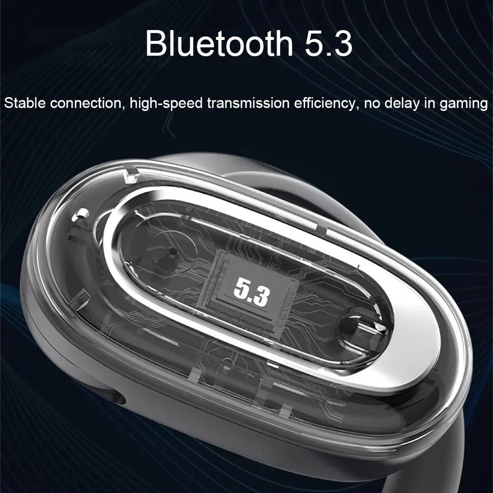 Adjustable Wireless Bluetooth Earphones with Noise Reduction - Skin-colour