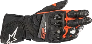 ALPINESTARS GP Plus R v2 Gloves - Black/Fluo Red - Small 3556520-1030-S