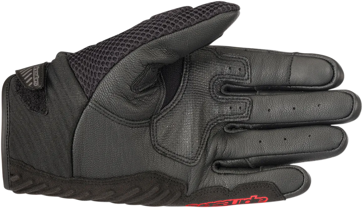 ALPINESTARS SMX-1 Air V2 Gloves - Black/Fluo Red - Medium 3570518-1030-M
